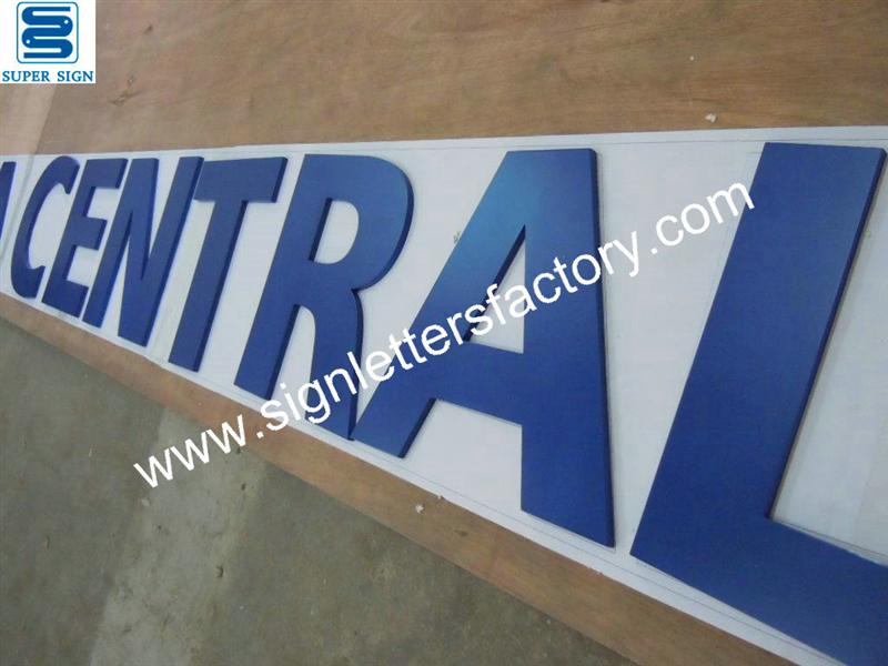 painted acrylic sign letters